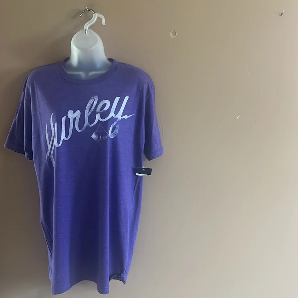 Hurley • Short Sleeve Purple Premium Fit Shirt - Picture 2 of 5